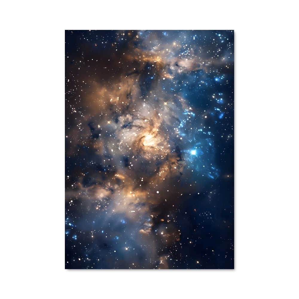Poster Magnifique amas de galaxies